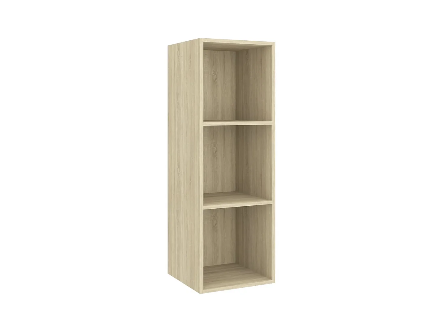 Aymee  Tv-wandmeubel 37x37x107 cm bewerkt hout sonoma eikenkleurig