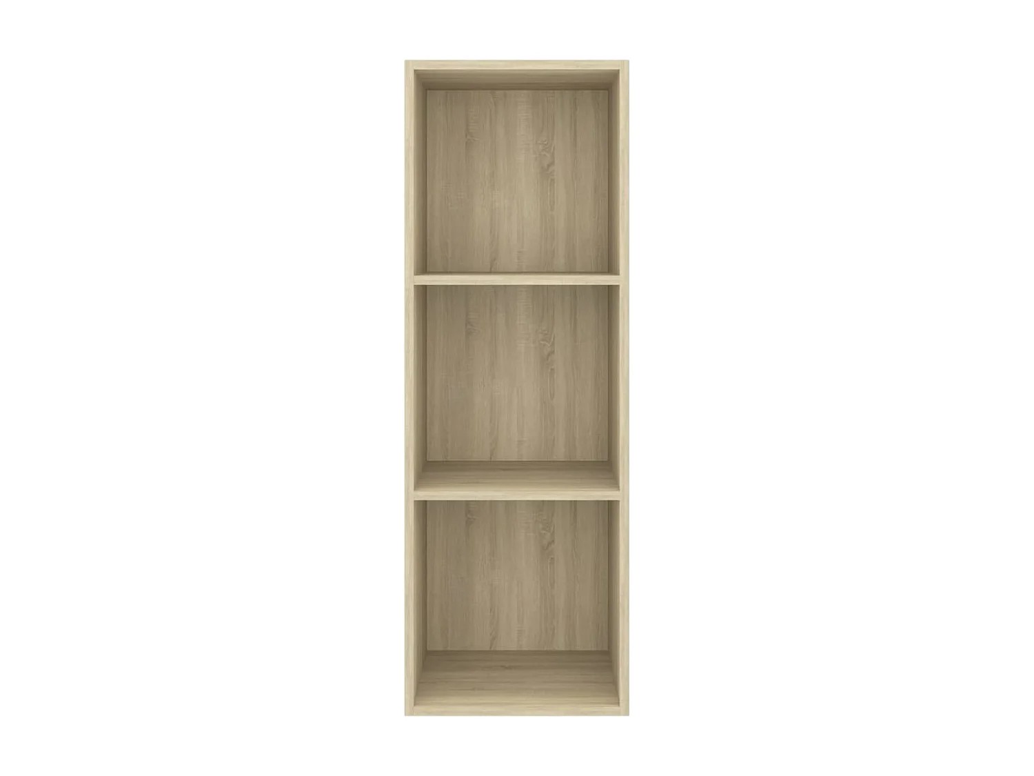 Aymee  Tv-wandmeubel 37x37x107 cm bewerkt hout sonoma eikenkleurig