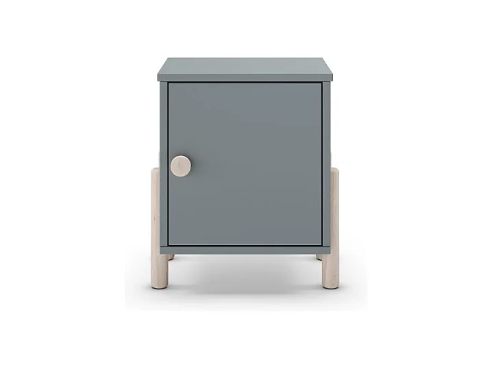 Mesita de noche Misty Dawn Verde Salvia - Oak Soft