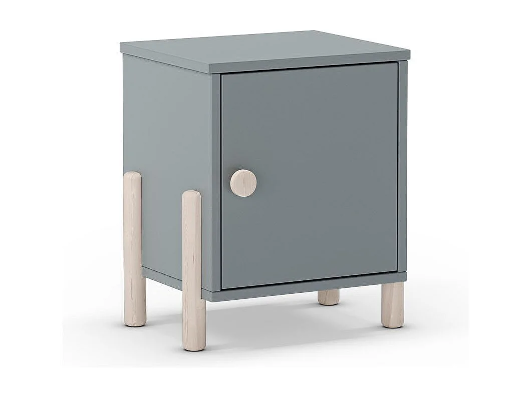 Mesita de noche Misty Dawn Verde Salvia - Oak Soft