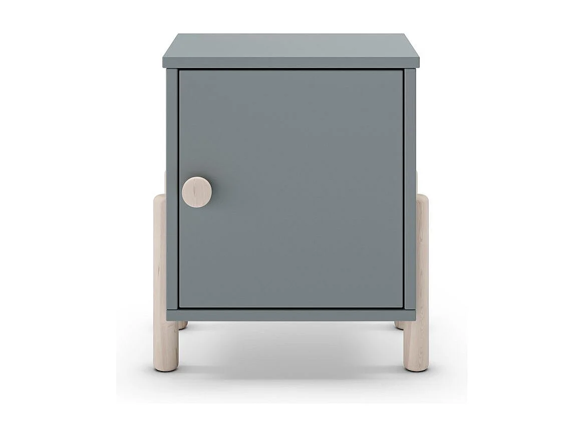 Mesita de noche Misty Dawn Verde Salvia - Oak Soft