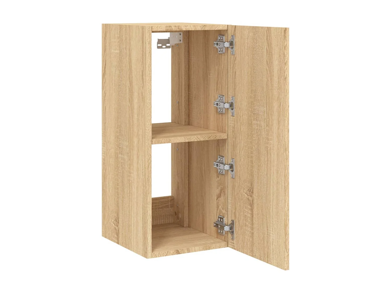 Gerben  Meubles TV muraux lumières LED 2 pcs chêne sonoma 30,5x35x70 cm