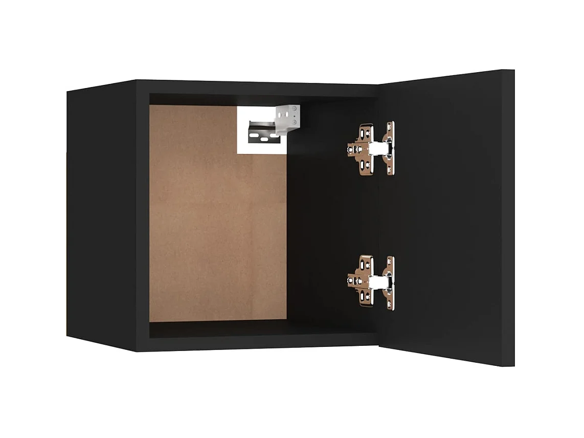 Ahakista  Tv-wandmeubel 30,5x30x30 cm zwart