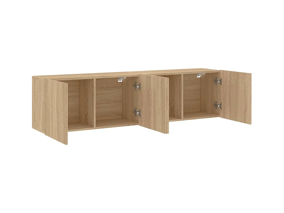 American Canyon  Meubles TV muraux 2 pcs chêne sonoma 80x30x41 cm