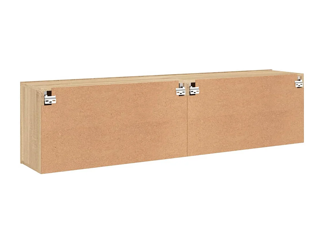 American Canyon  Meubles TV muraux 2 pcs chêne sonoma 80x30x41 cm