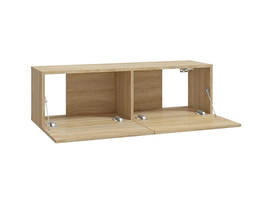 Lorien  Tv-wandmeubels 2 st 100x30x30 cm hout sonoma eikenkleurig