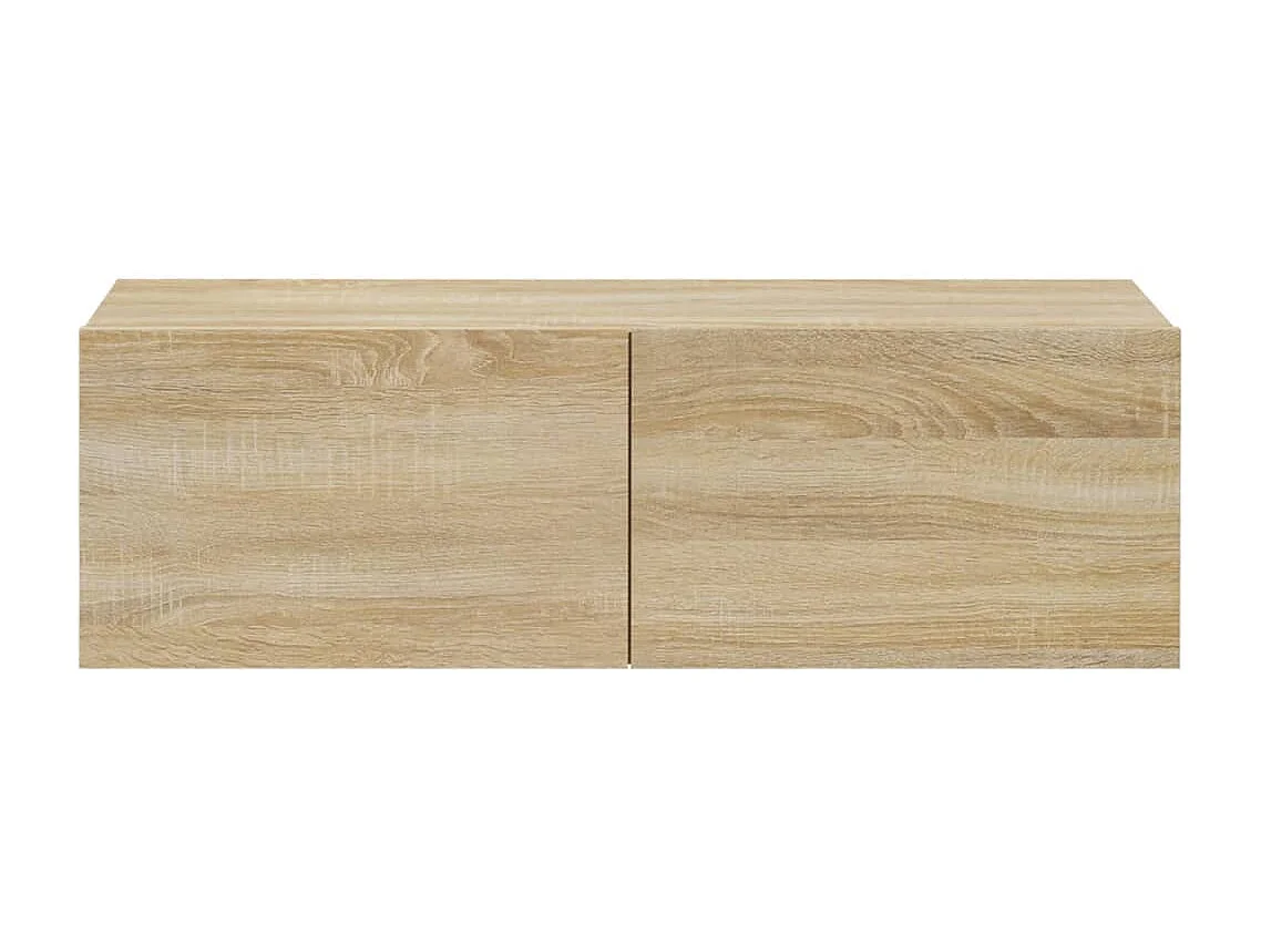 Lorien  Tv-wandmeubels 2 st 100x30x30 cm hout sonoma eikenkleurig