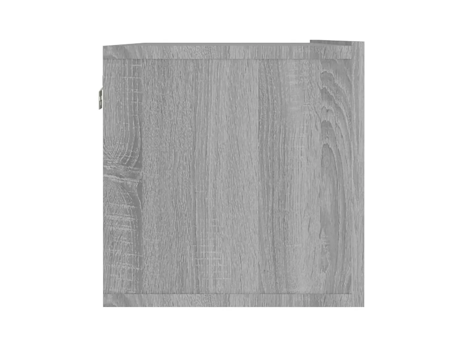 Mitchel  Mueble pared TV madera contrachapada gris Sonoma 120x30x30 cm