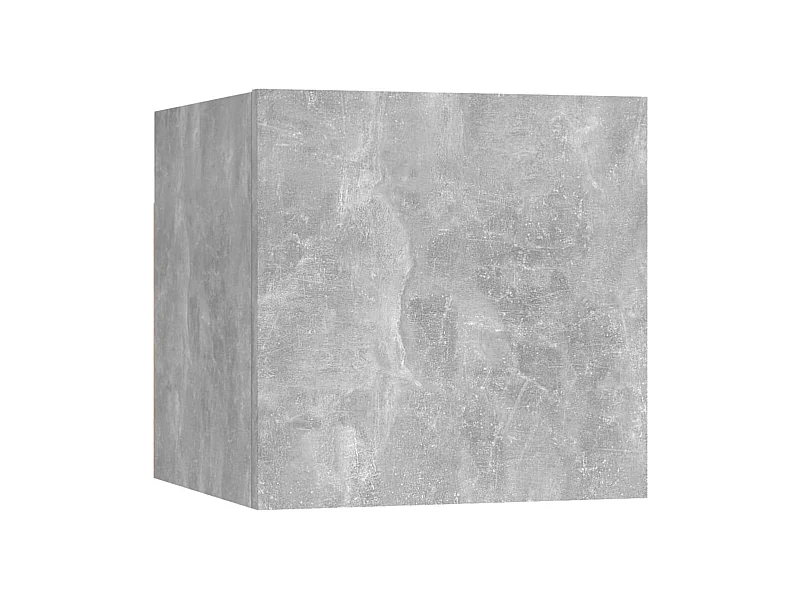 Ahakista  Mueble de salón de pared gris hormigón 30,5x30x30 cm