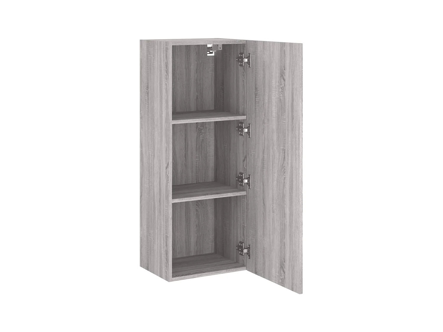 Chaffee  Meuble TV mural sonoma gris 40,5x30x102 cm bois d'ingénierie