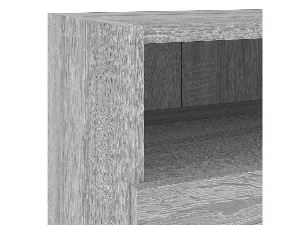 Sil  Mueble de pared TV madera de ingeniería gris Sonoma 40x30x30 cm