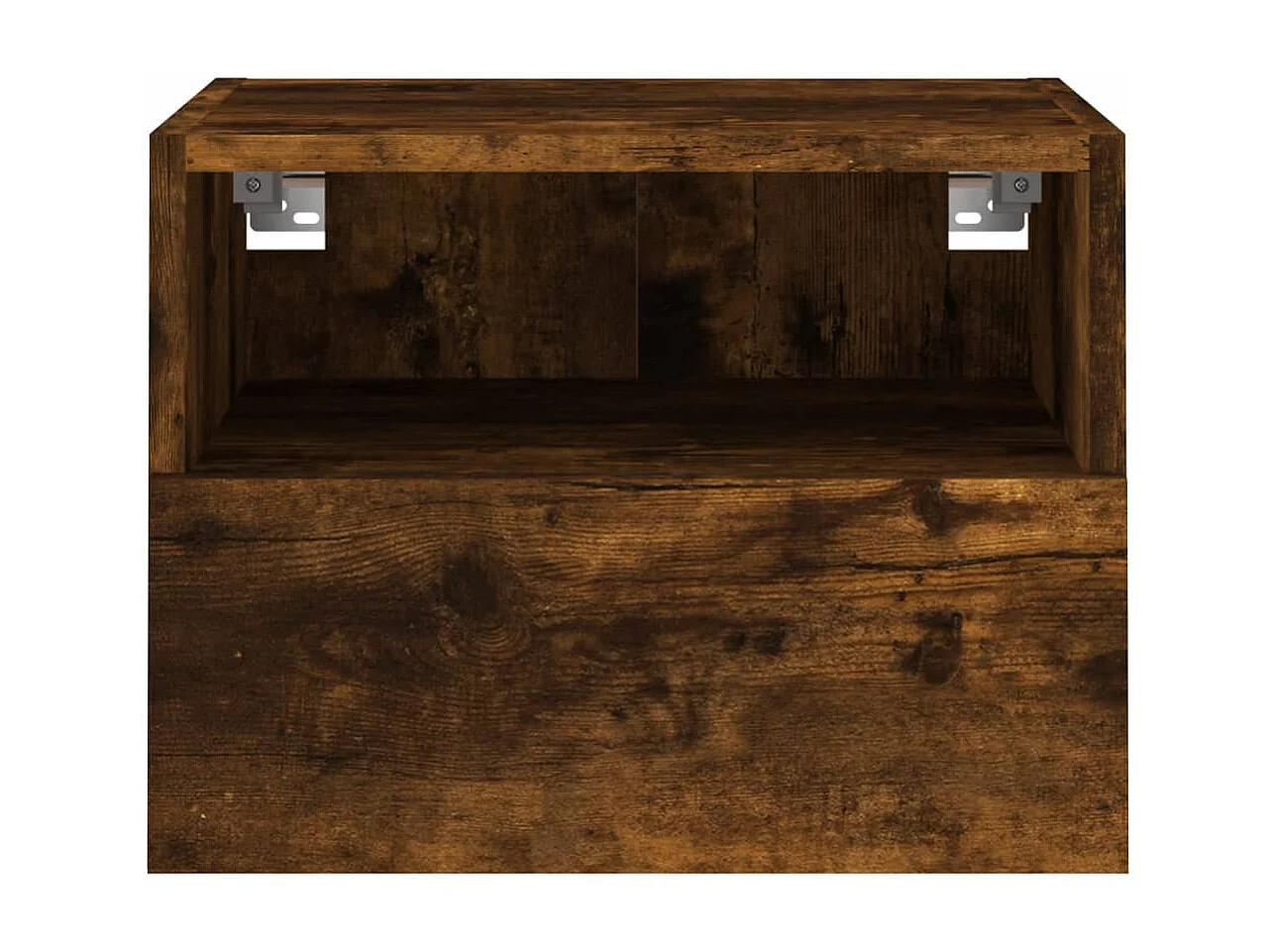 Sil  Tv-wandmeubel 40x30x30 cm bewerkt hout gerookt eikenkleurig