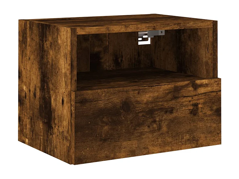 Sil  Tv-wandmeubel 40x30x30 cm bewerkt hout gerookt eikenkleurig