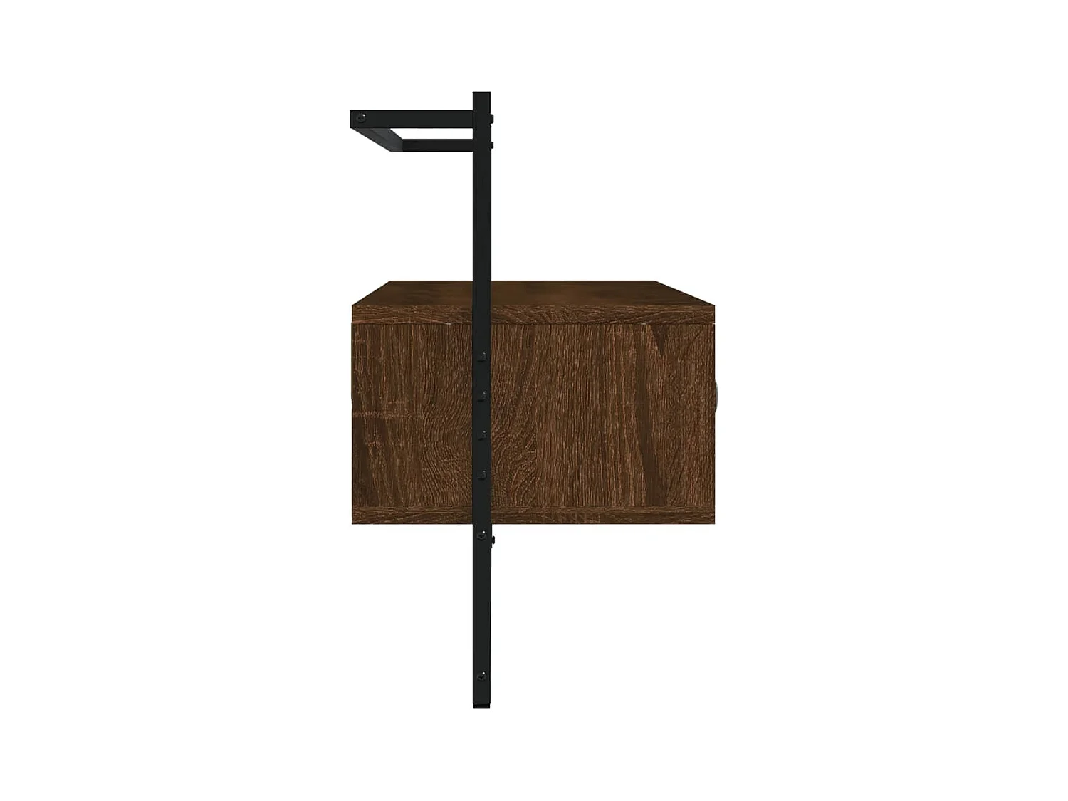 Randers  Tv-meubel wandgemonteerd 100,5x30x51 cm hout bruin eikenkleur