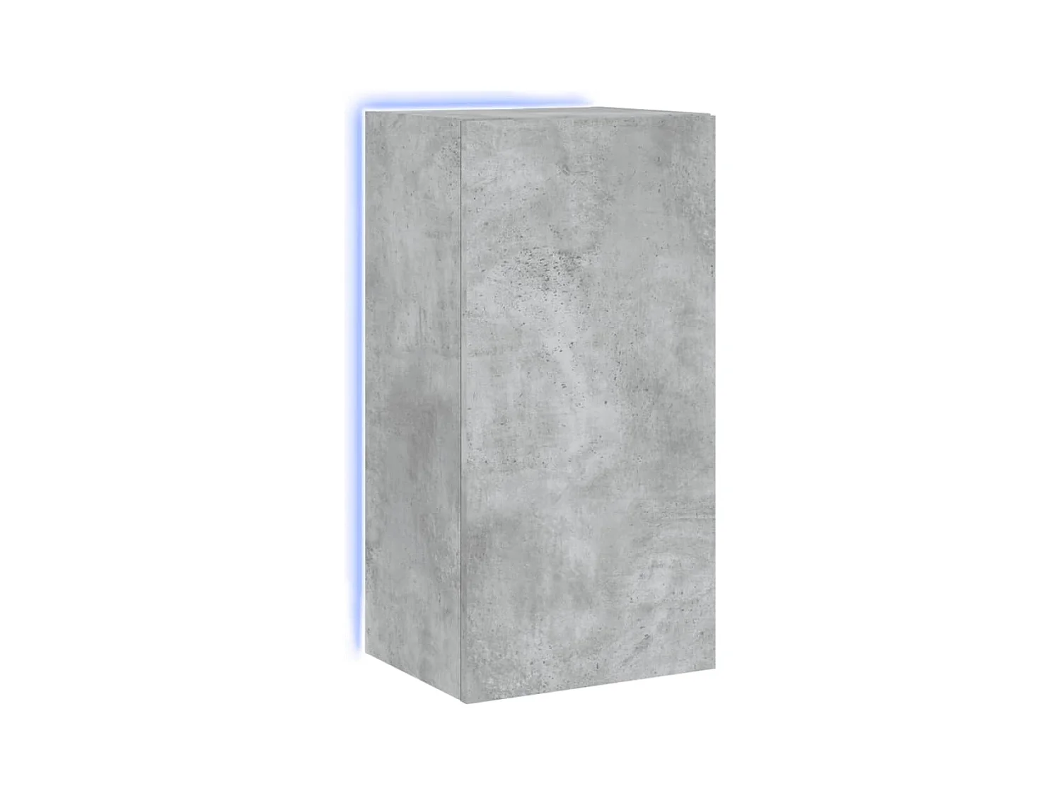 Gerben  Tv-wandmeubel met LED-verlichting 40,5x35x80 cm betongrijs