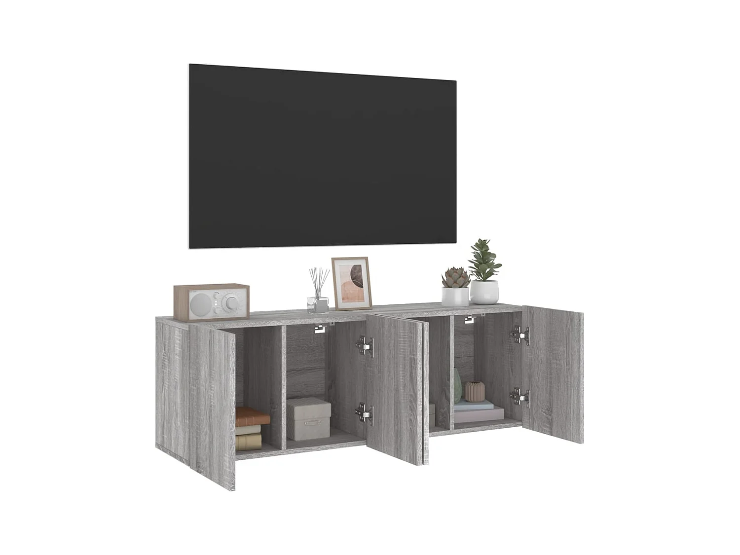 American Canyon  Meubles TV muraux 2 pcs sonoma gris 60x30x41 cm