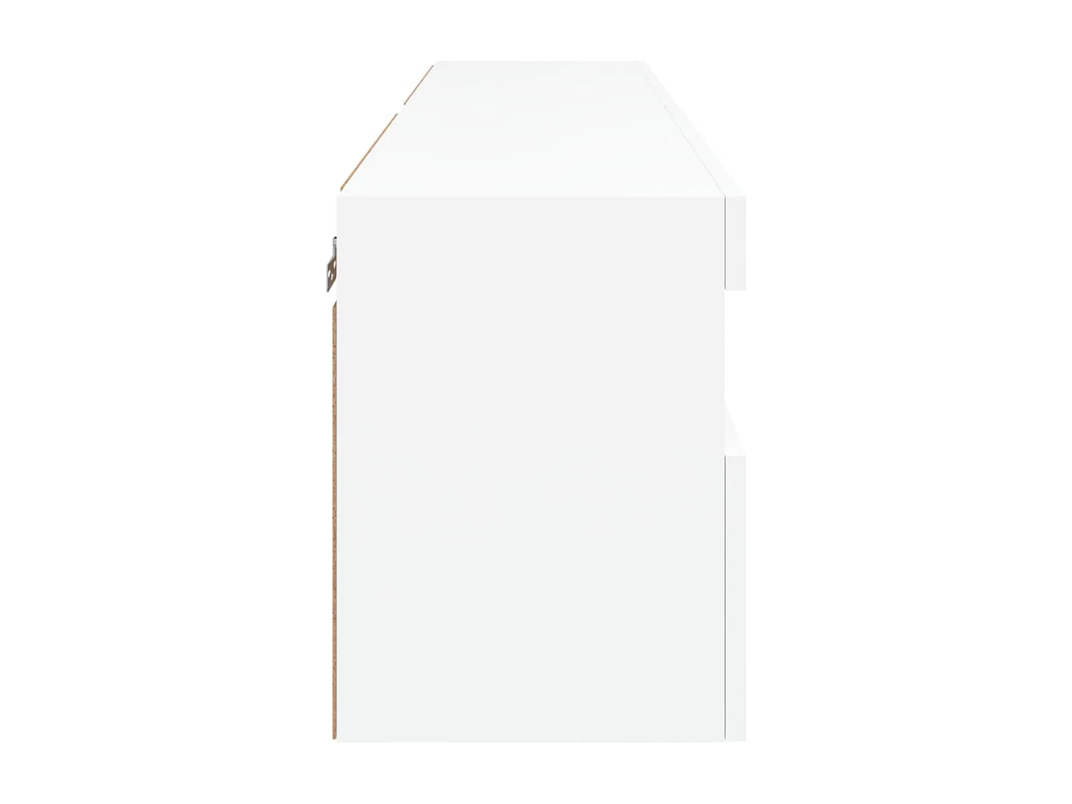 Ølstykke  Tv-wandmeubels met LED-verlichting 2 st 60x30x40 cm wit