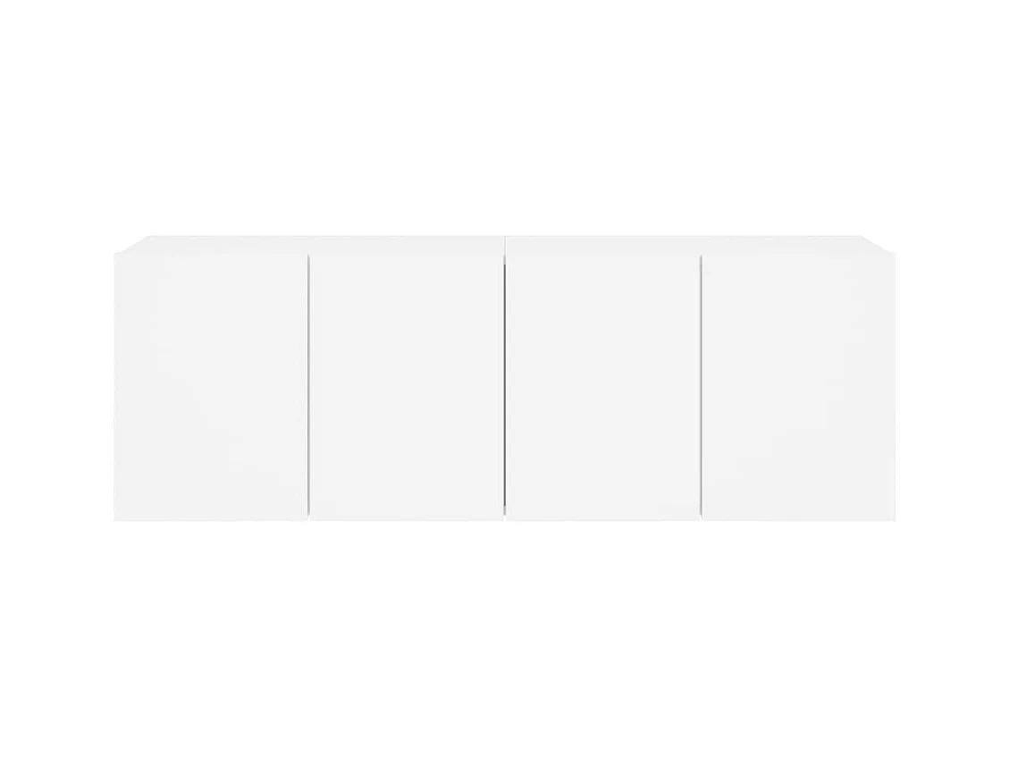 American Canyon  Tv-meubels 2 st wandgemonteerd 60x30x41 cm wit