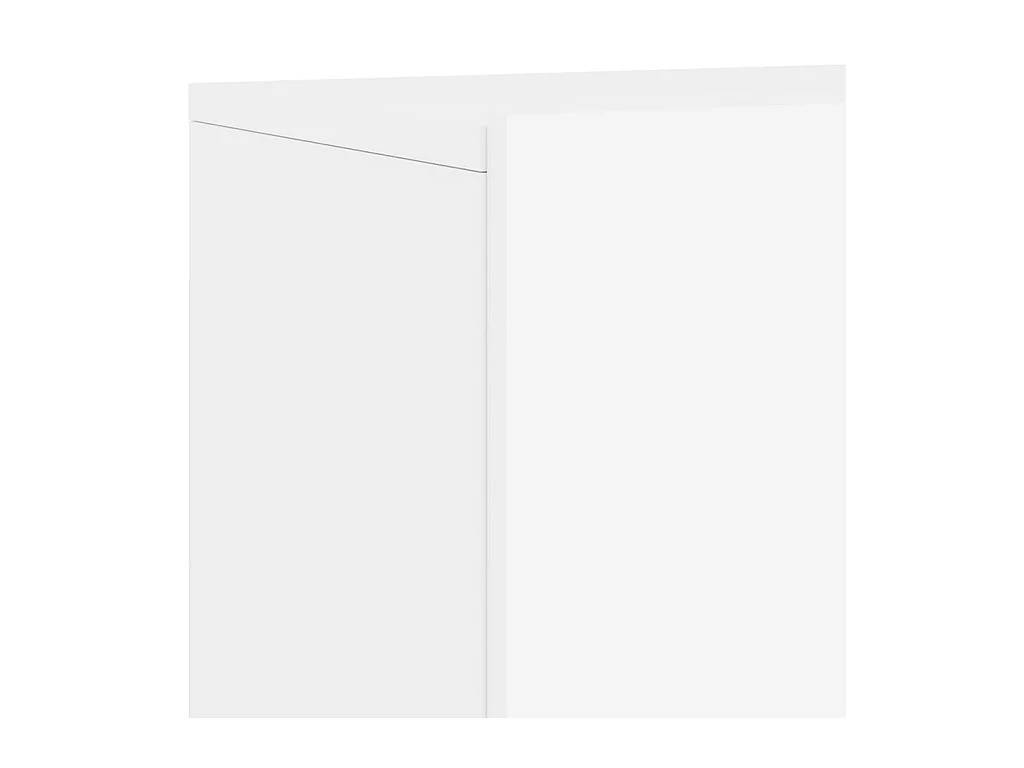 American Canyon  Tv-meubels 2 st wandgemonteerd 60x30x41 cm wit