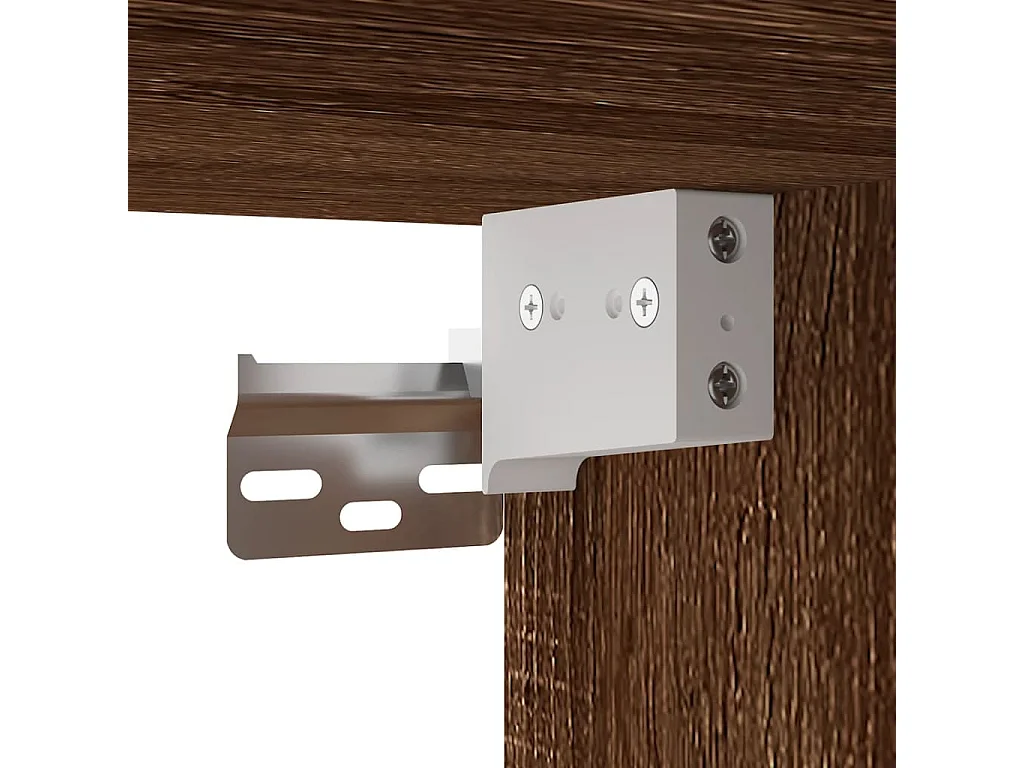 Crofton  Meubles TV muraux 2 pcs chêne marron 57x34,5x40 cm