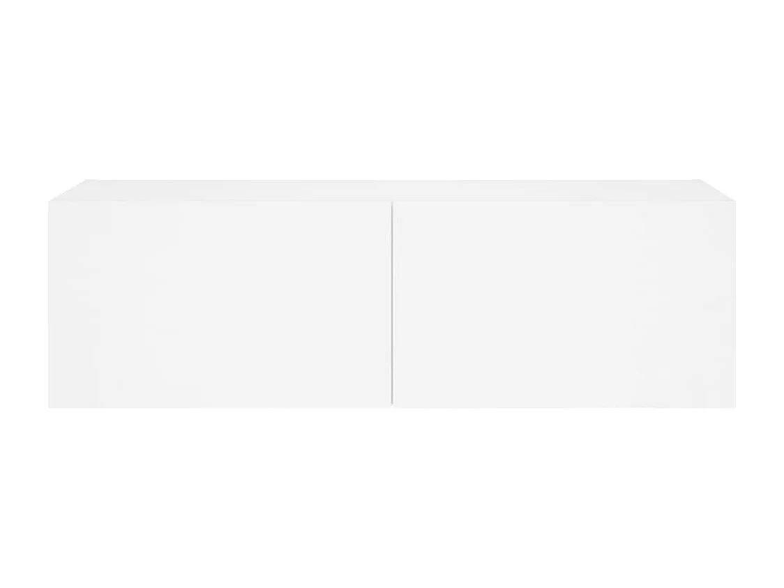 Gerben  Tv-wandmeubel met LED-verlichting 100x35x31 cm wit