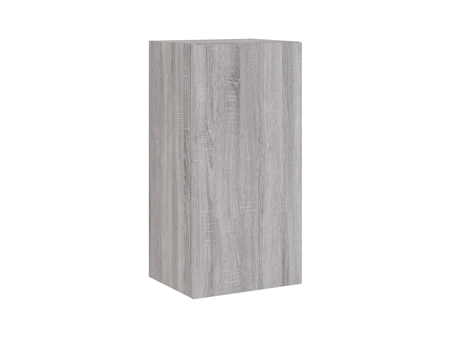 Gerben  Tv-wandmeubel met LED-verlichting 40,5x35x80 cm grijs sonoma