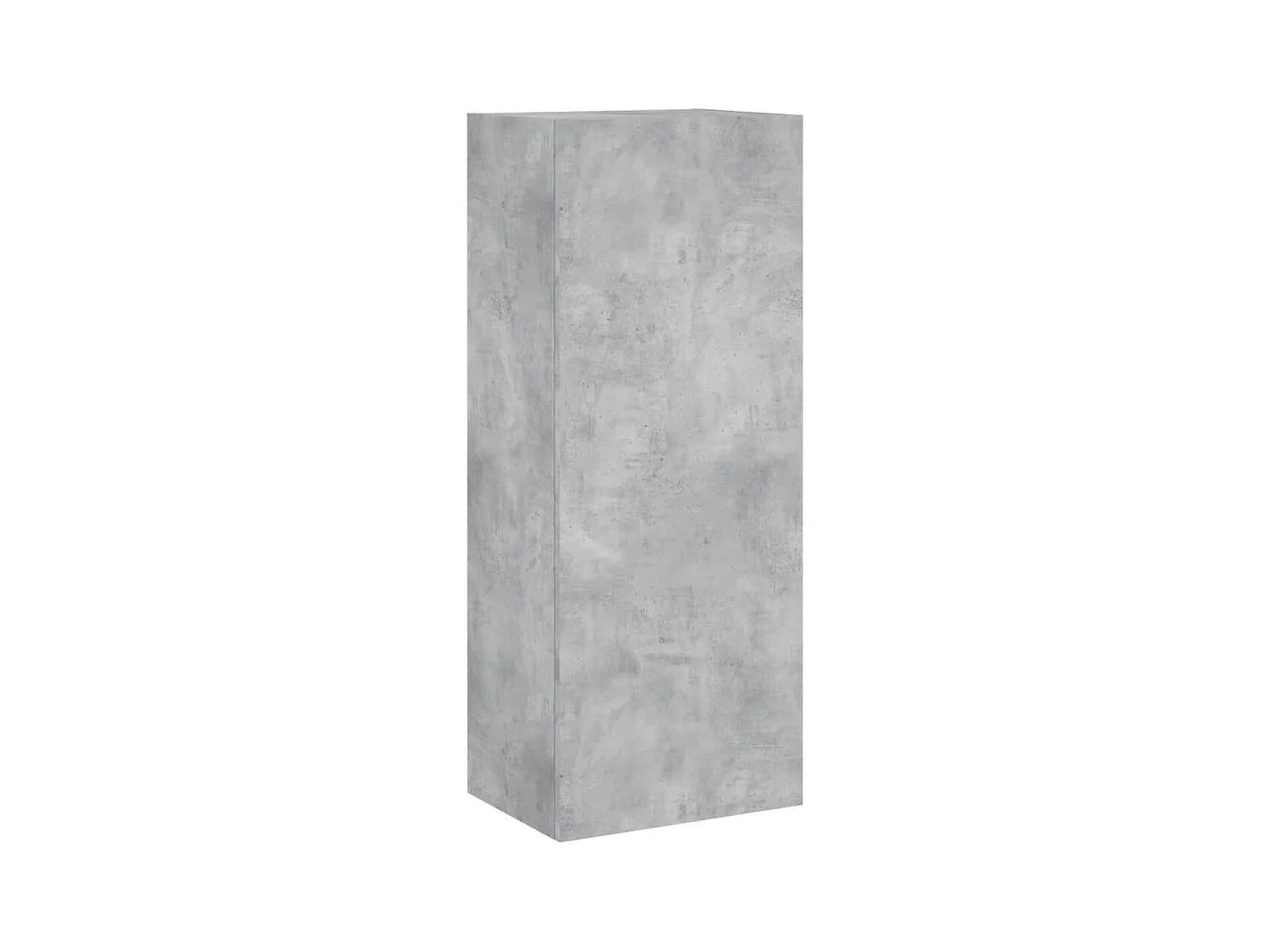 Chaffee  Meuble TV mural gris béton 40,5x30x102 cm bois d'ingénierie
