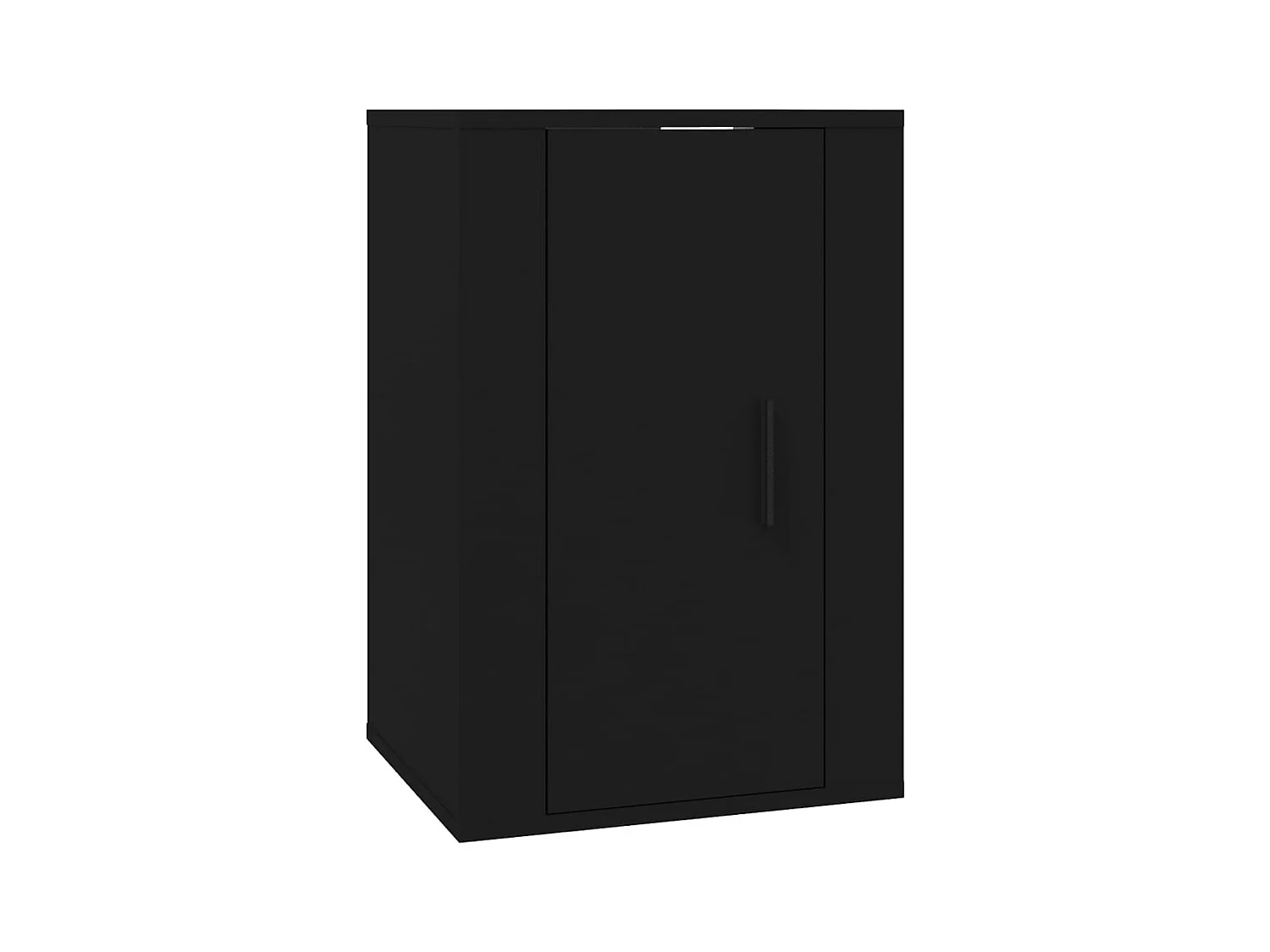 Murk  Mueble para TV de pared negro 40x34,5x60 cm