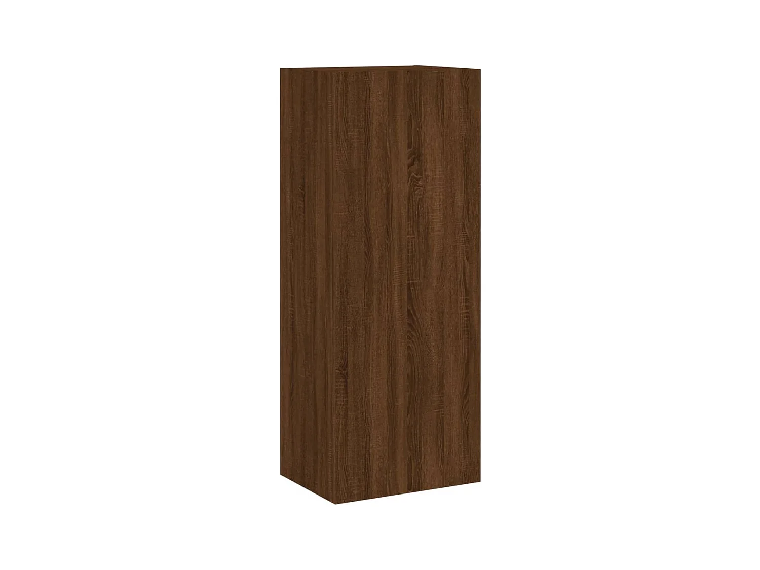 Chaffee  Meuble TV mural chêne marron 40,5x30x102 cm bois d'ingénierie