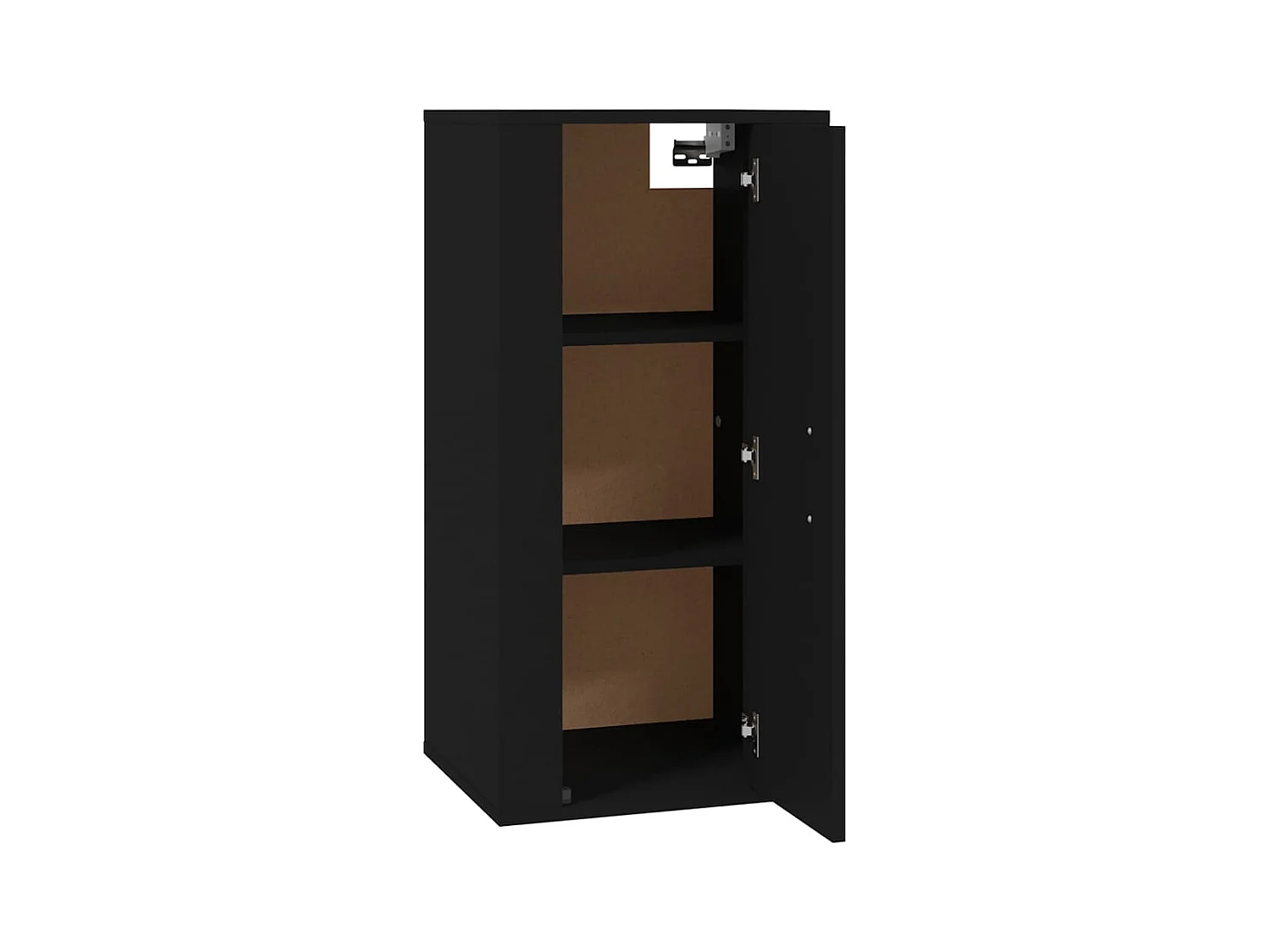 Murk  Meuble TV mural Noir 40x34,5x80 cm