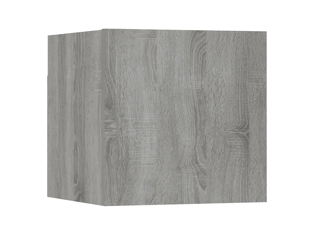 Åse Elise  Meubles TV muraux 8 pcs Sonoma gris 30,5x30x30 cm