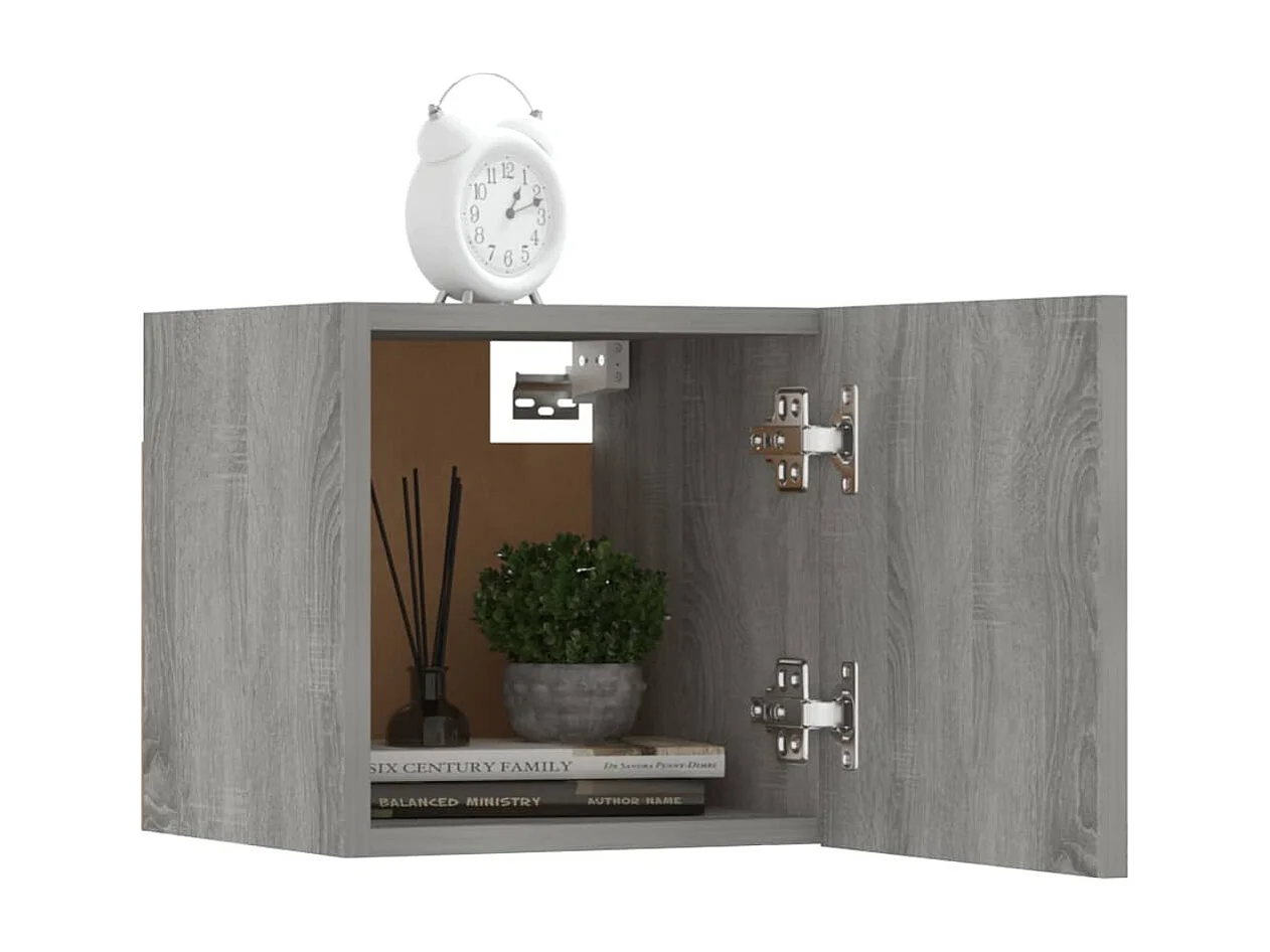 Åse Elise  Meubles TV muraux 8 pcs Sonoma gris 30,5x30x30 cm