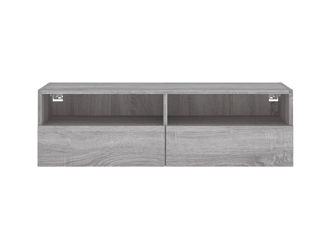 Sil  Tv-wandmeubel 100x30x30 cm bewerkt hout grijs sonoma