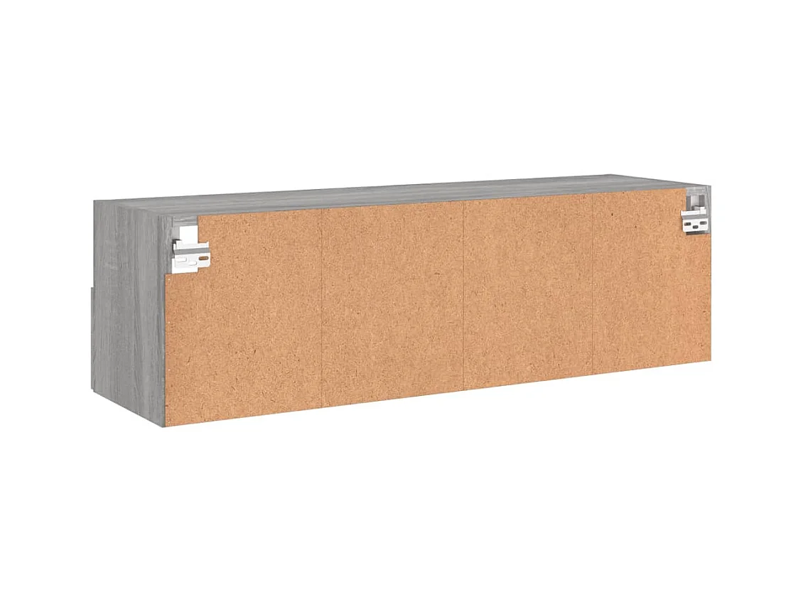 Sil  Tv-wandmeubel 100x30x30 cm bewerkt hout grijs sonoma