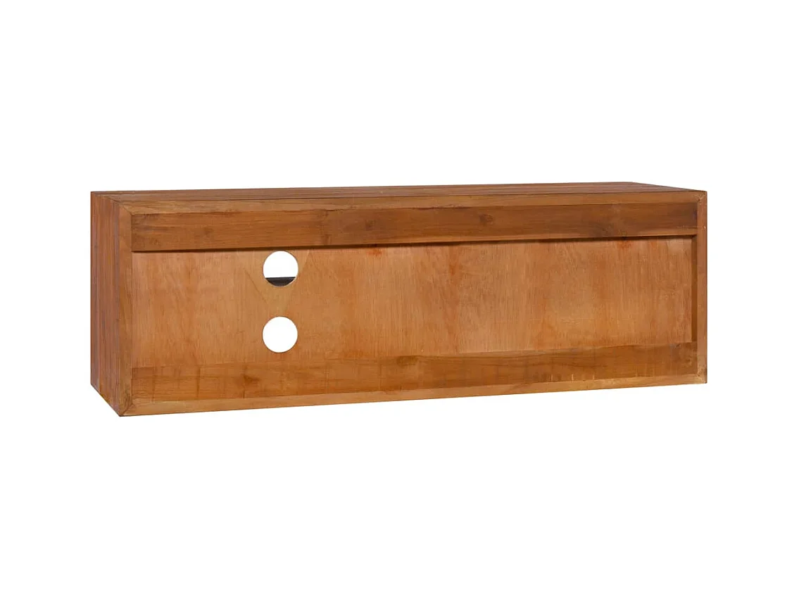 Wendil  Meuble TV mural 90x30x30 cm Bois de teck massif