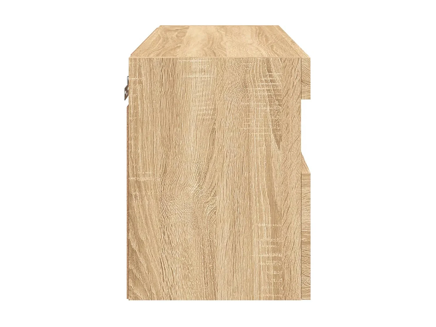 Ølstykke  Meuble TV mural avec lumières LED chêne sonoma 60x30x40 cm