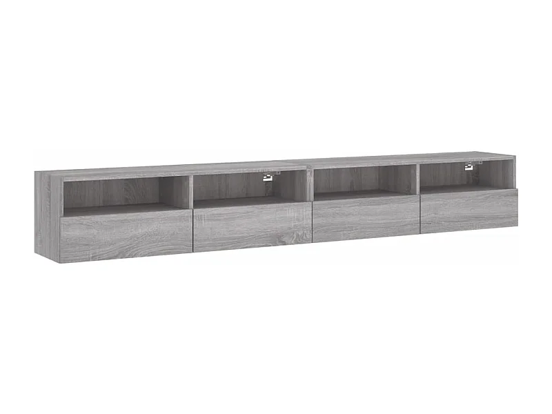 Sil  Tv-wandmeubels 2 st 100x30x30 cm hout grijs sonoma