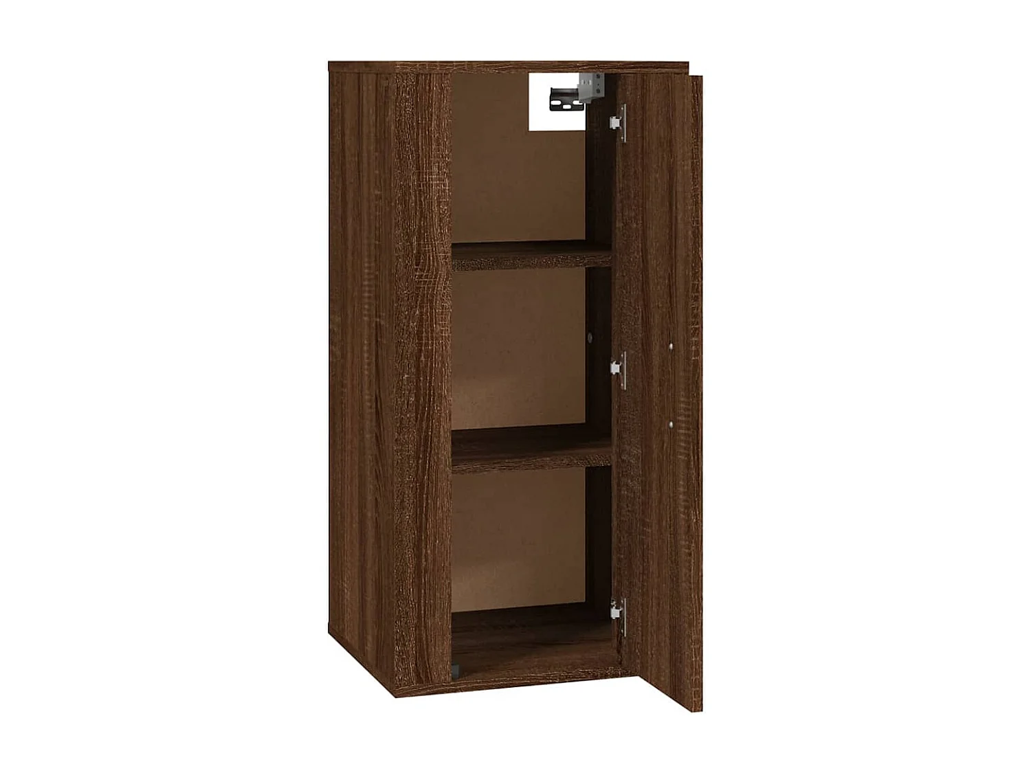 Murk  Mueble para TV de pared roble marrón 40x34,5x80 cm