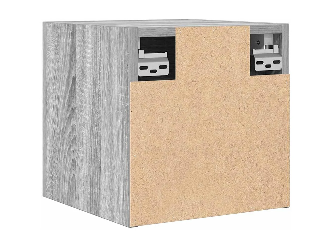 Ahakista  Muebles para TV de pared 2 uds gris Sonoma 30,5x30x30 cm