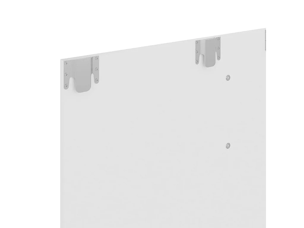 Louis-Clément  Meuble TV mural Blanc 120x23,5x90 cm Bois d’ingénierie