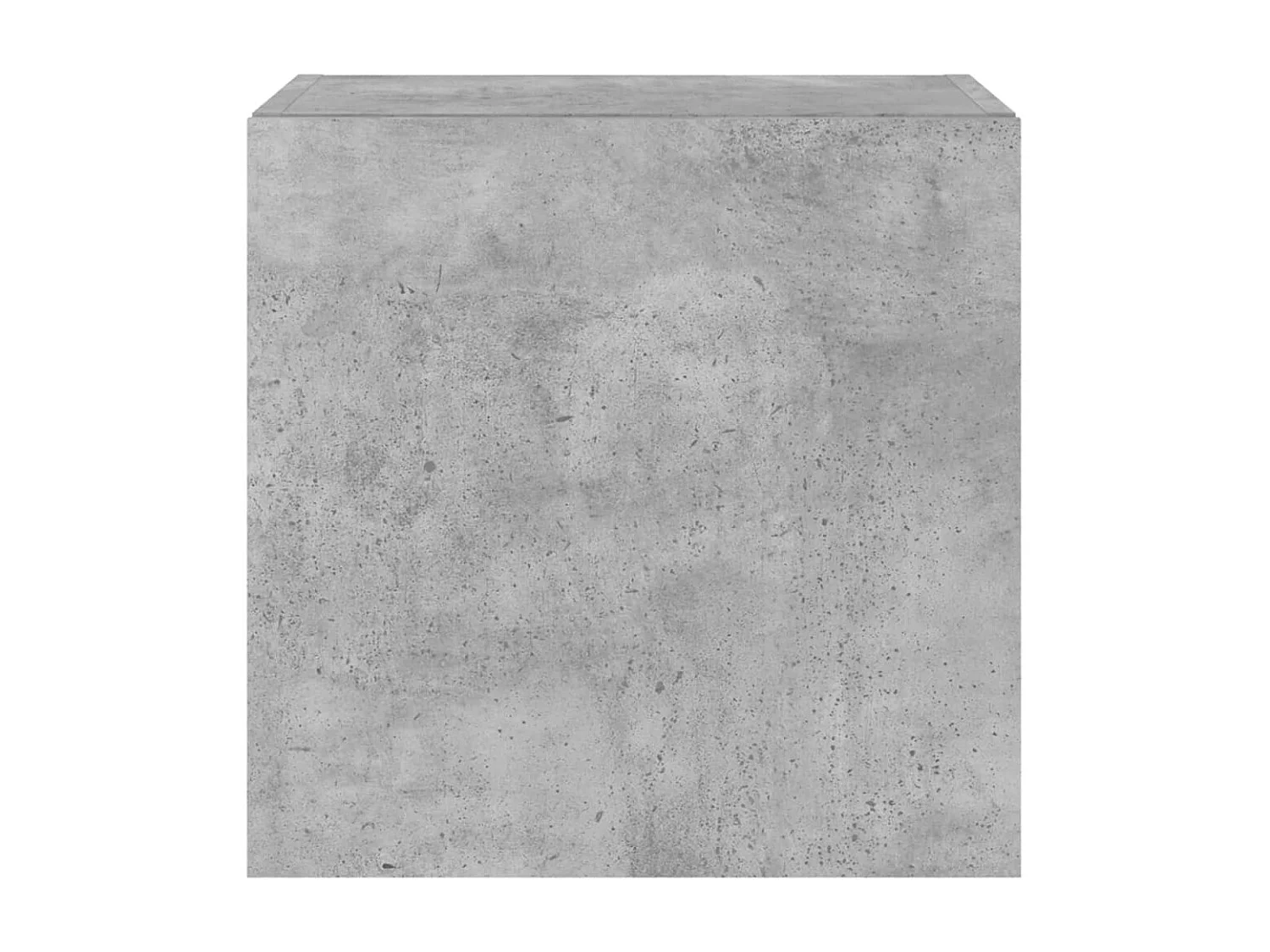 Gerben  Meuble TV mural avec lumières LED gris béton 40,5x35x40 cm