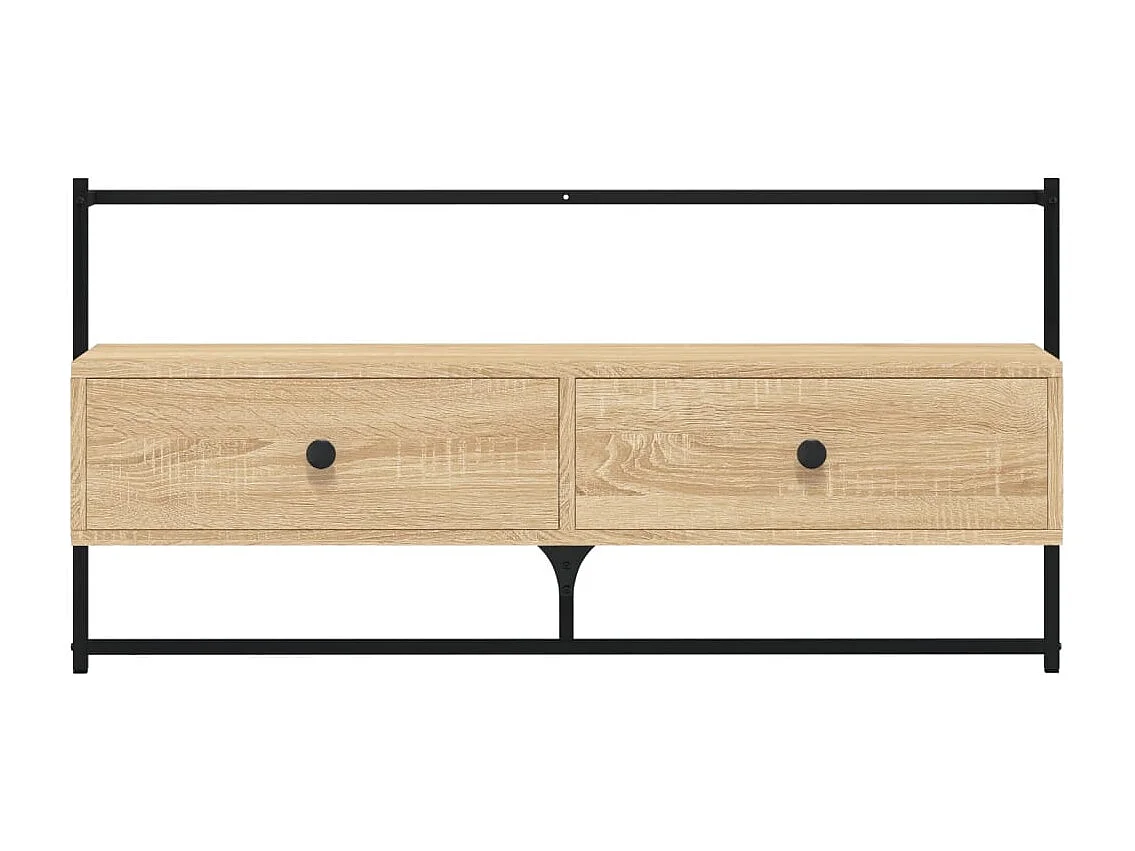 Randers  Meuble TV mural chêne sonoma 100,5x30x51 cm bois d'ingénierie