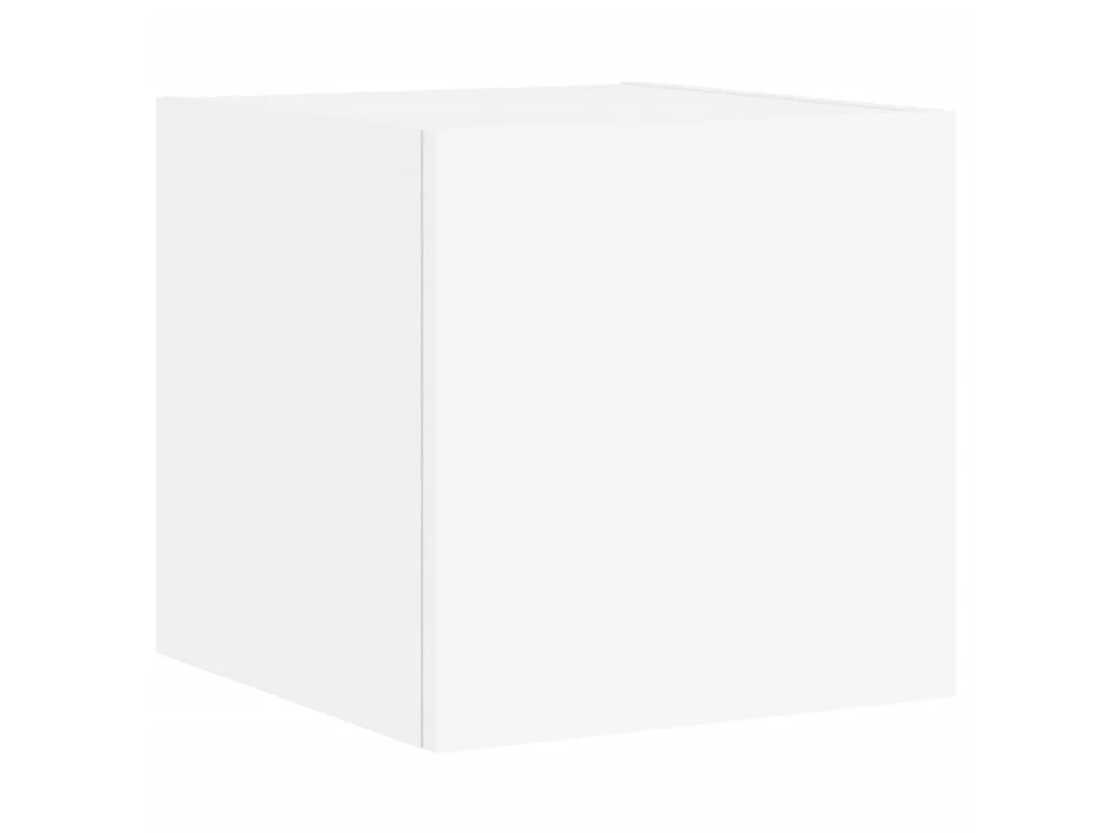 Gerben  Tv-wandmeubels met LED-verlichting 2 st 30,5x35x30 cm wit