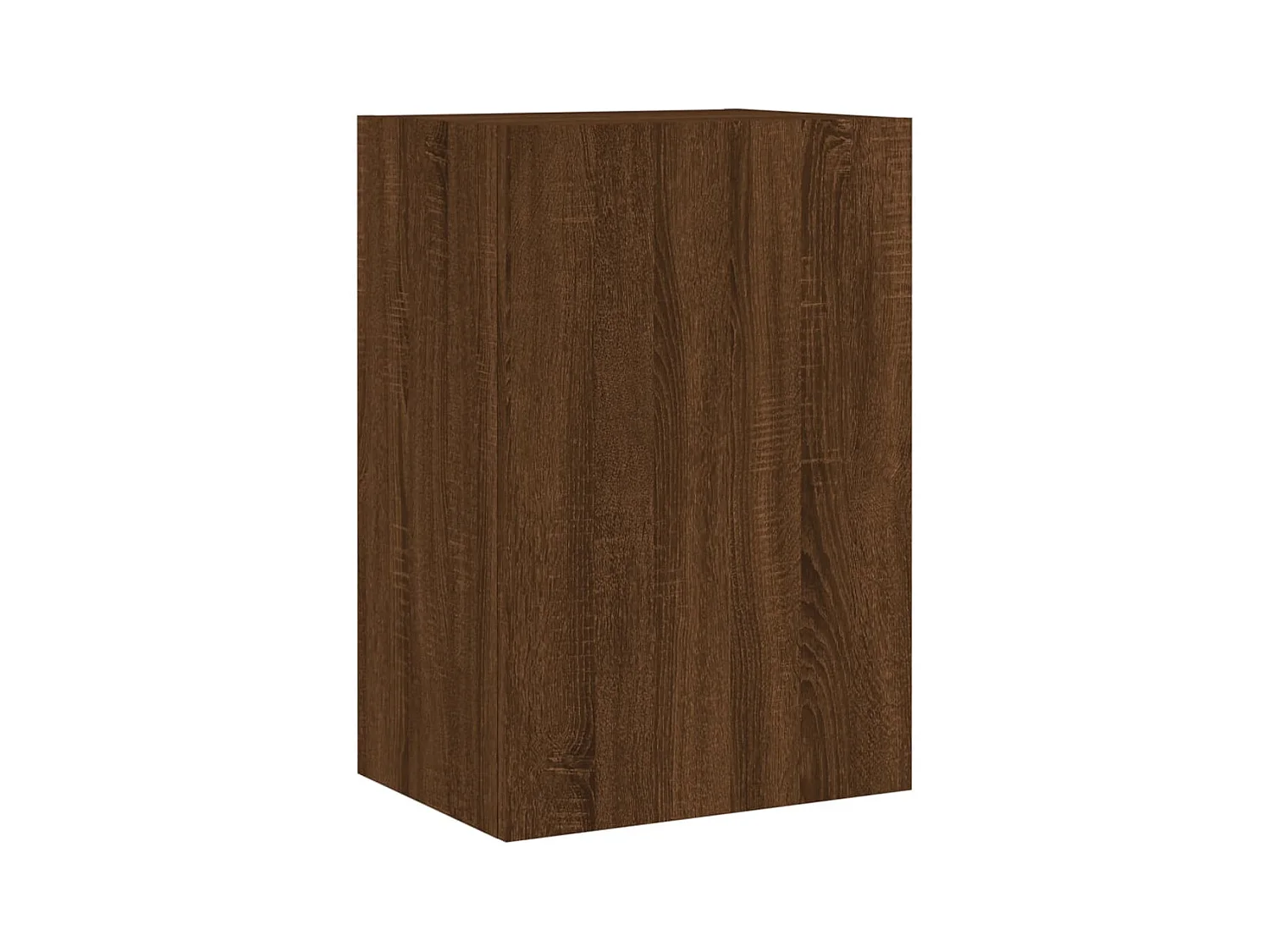 Chaffee  Meuble TV mural chêne marron 40,5x30x60 cm bois d'ingénierie