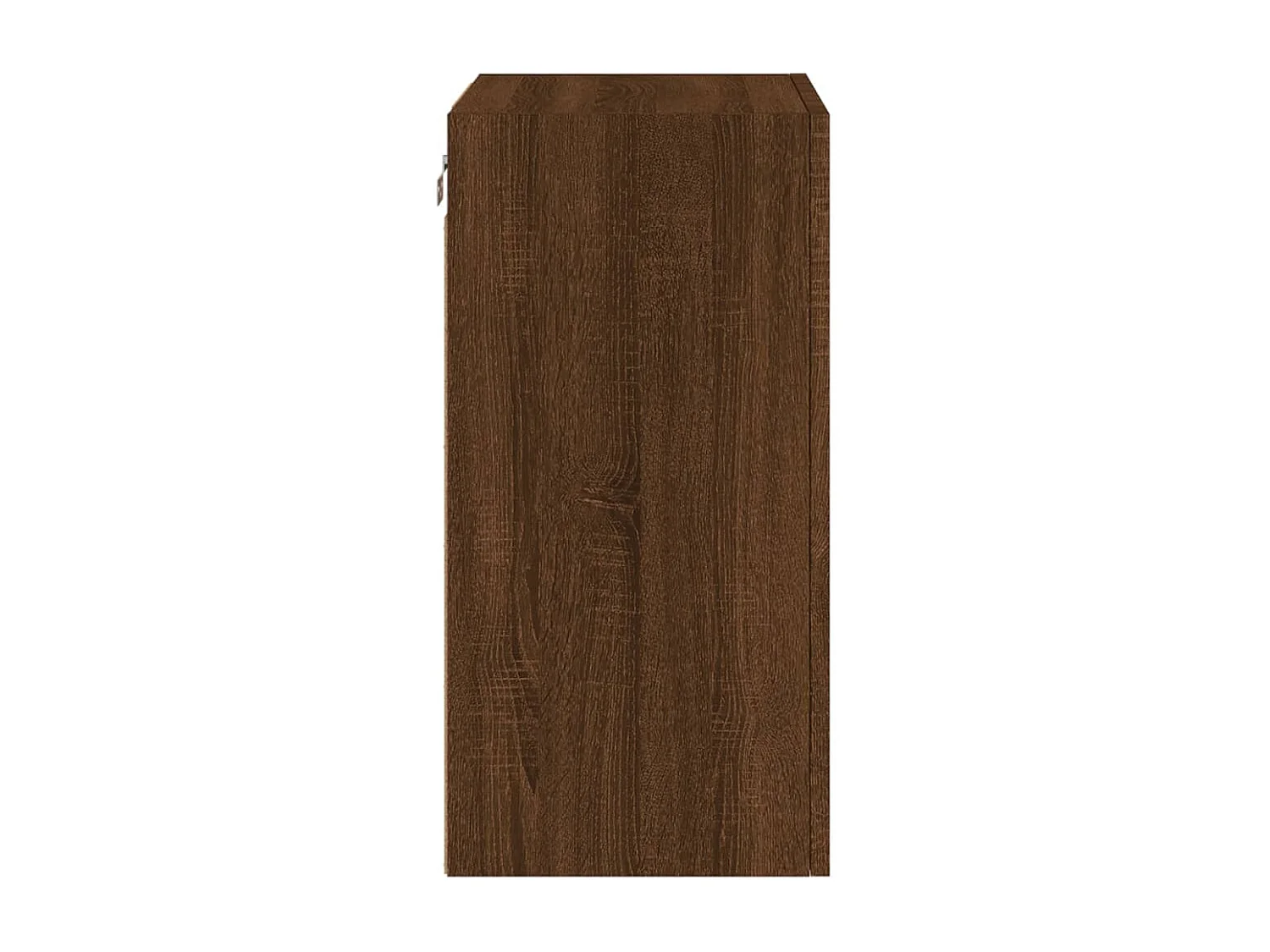 Chaffee  Meuble TV mural chêne marron 40,5x30x60 cm bois d'ingénierie