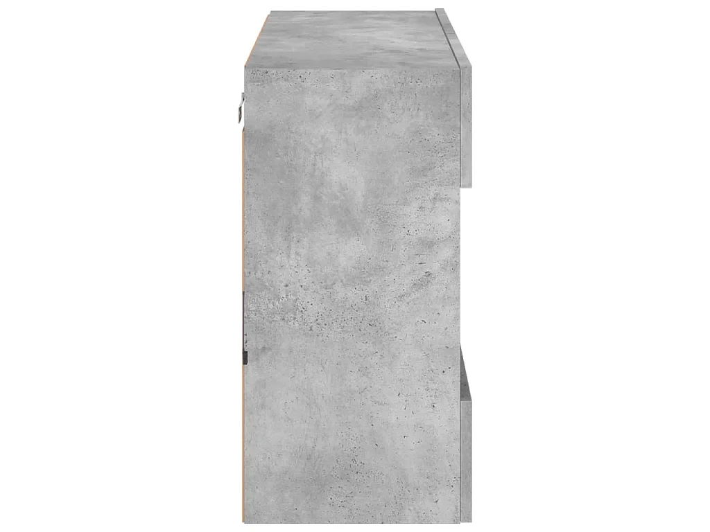 DuBois  Tv-wandmeubel met LED-verlichting 78,5x30x60,5 cm betongrijs