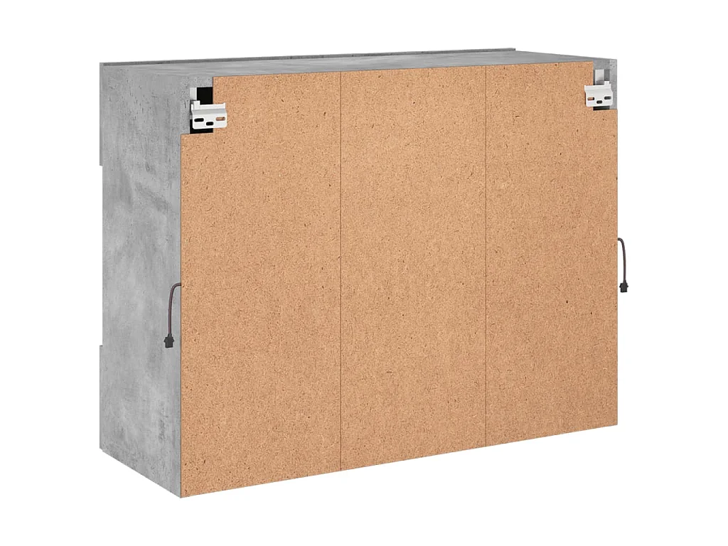 DuBois  Tv-wandmeubel met LED-verlichting 78,5x30x60,5 cm betongrijs