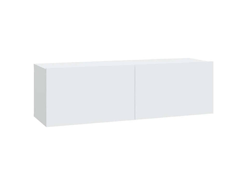 Lorien  Meubles TV muraux 2 pcs blanc 100x30x30 cm bois d'ingénierie