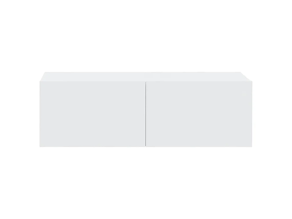 Lorien  Meubles TV muraux 2 pcs blanc 100x30x30 cm bois d'ingénierie