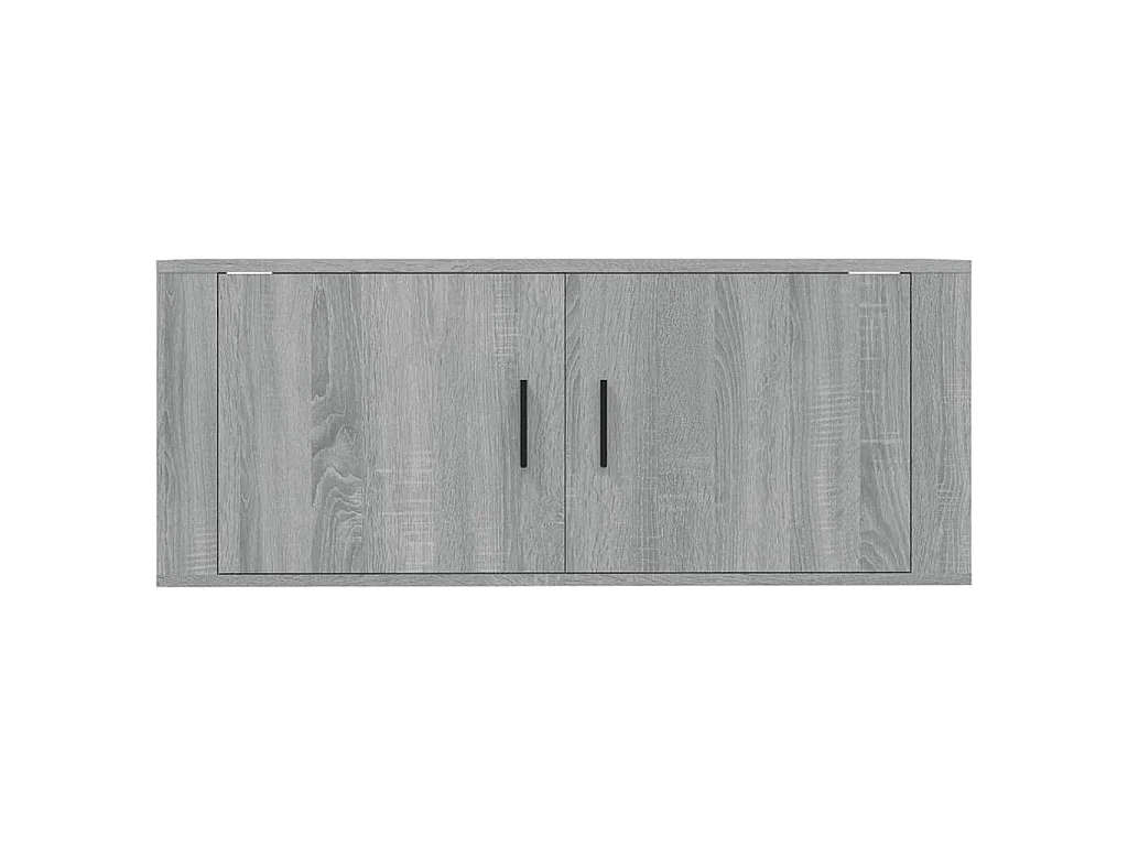 Murk  Meuble TV mural Sonoma gris 100x34,5x40 cm